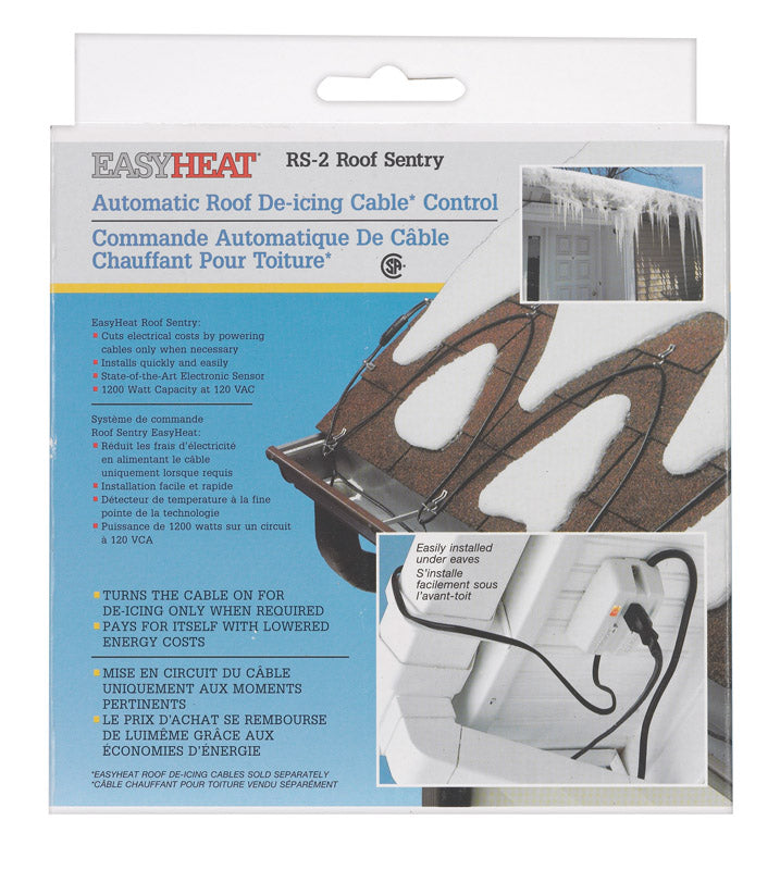 ROOF SENTRY - Easy Heat ADKS Self Regulating Automatic De-Icing Cable Control For Roof and Gutter