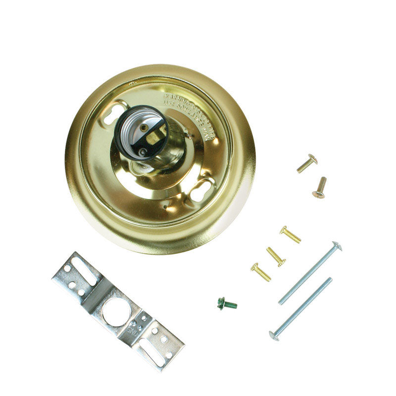 JANDORF - Jandorf Brass Glass Holder Kit 1 pk [60221]