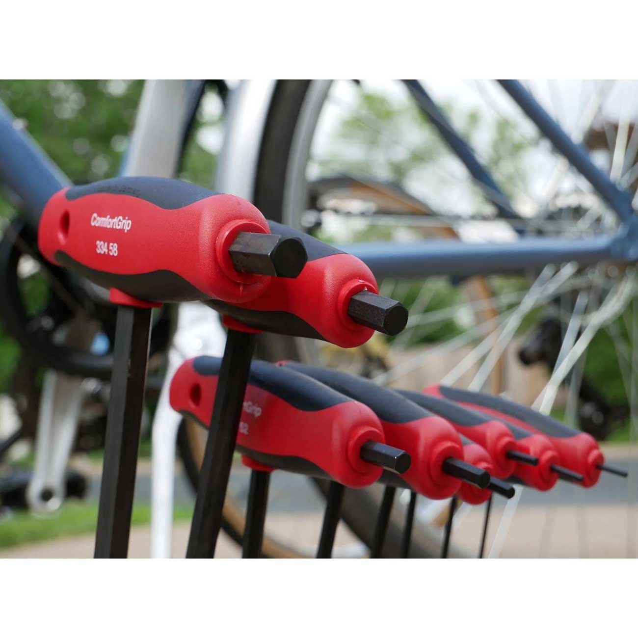 Wiha 8 Piece Soft Grip Dual Drive Hex THandle Set Metric