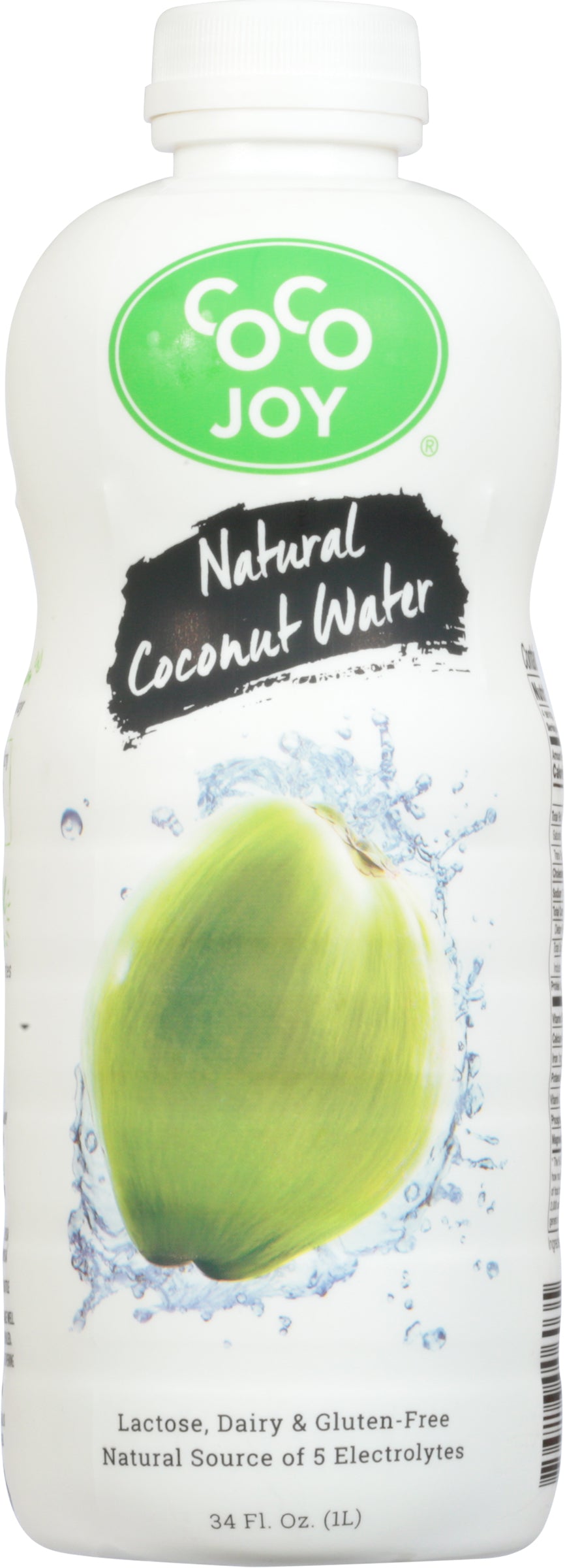 CoCo Joy Natural Coconut Water 34 fl oz - Case of 6