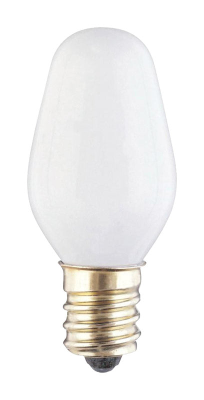 WESTINGHOUSE - Westinghouse 7 W C7 Specialty Incandescent Bulb E12 (Candelabra) White 2 pk - Case of 10 [3792]