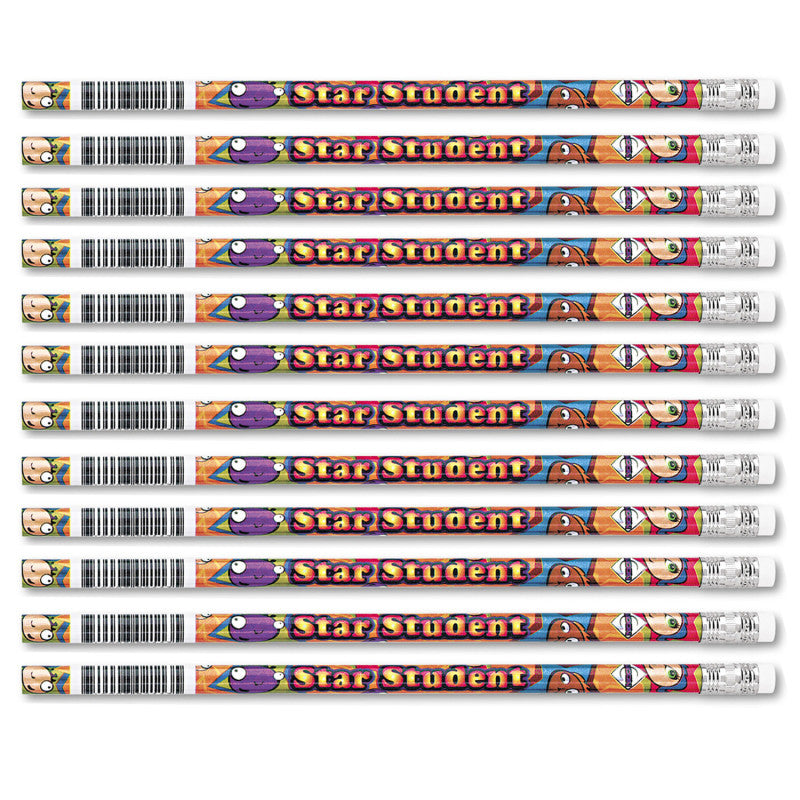 MOON PRODUCTS - Star Student Pencils, 12 Per Pack, 12 Packs