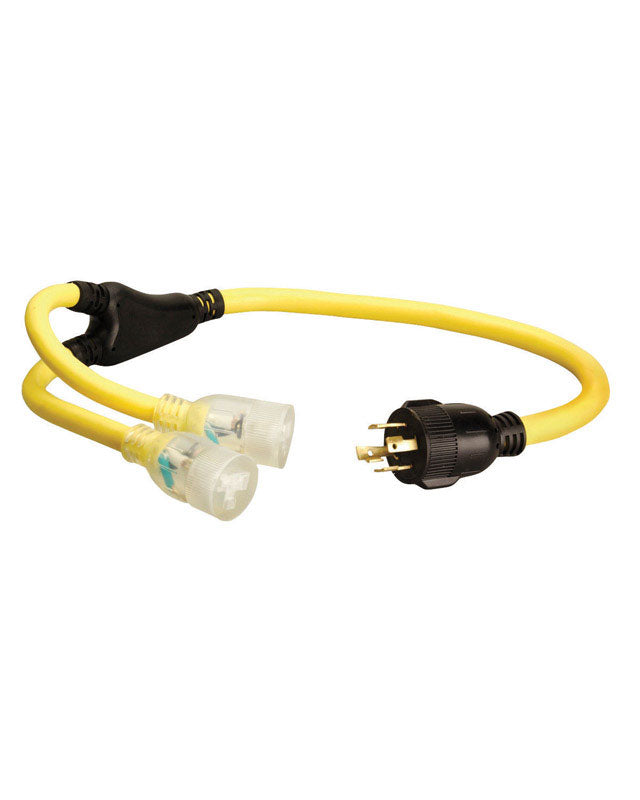 COLEMAN CABLE - Coleman Cable 10/4 STOW 250 V 3 ft. L Generator Cord