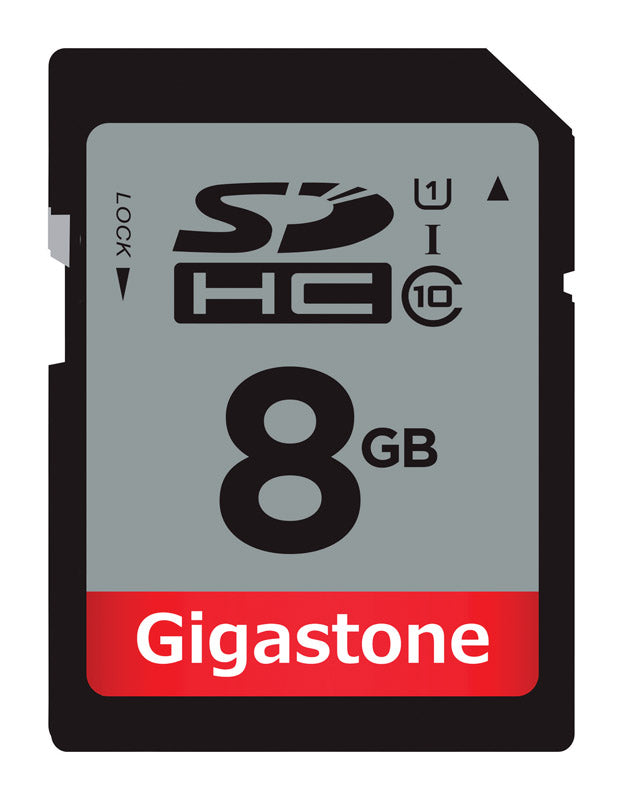GIGASTONE - Gigastone SD Flash Memory Card 1 pk [GS-SDHC1008G-R]