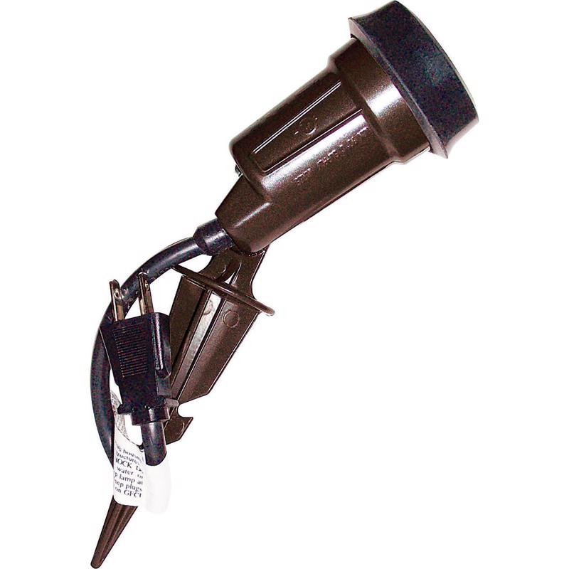 SIGMA ENGINEERED SOLUTIONS - Sigma Engineered Solutions Bronze Plug In 150 W Spike Light Lampholder 1 pk