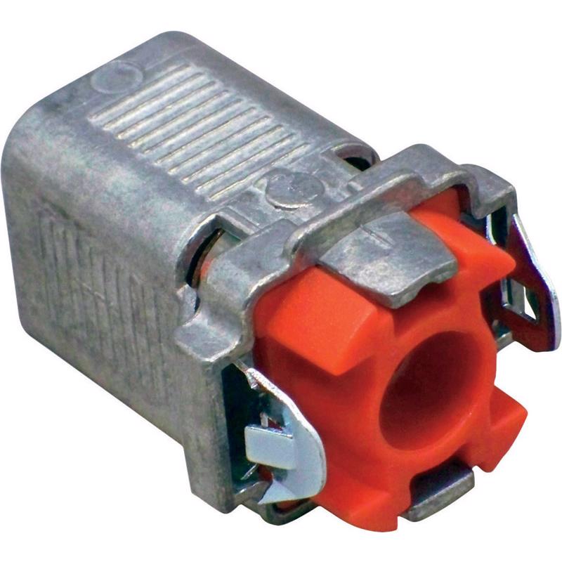 SIGMA - Sigma Engineered Solutions 3/8 in. D Die-Cast Zinc Flex Connector For AC, MC and FMC/RWFMC 25 pk