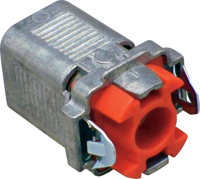 SIGMA - Sigma Engineered Solutions 3/8 in. D Die-Cast Zinc Double Snap Lock Connector For AC, MC and FMC/RWF