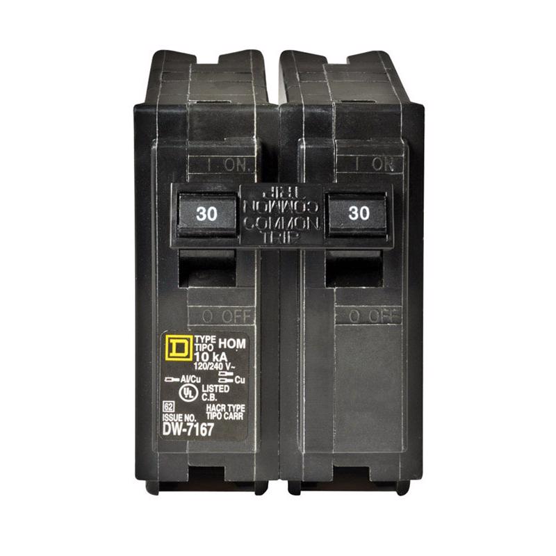 SQUARE D - Square D HomeLine 30 amps Surge 2-Pole Circuit Breaker [HOM230CP]