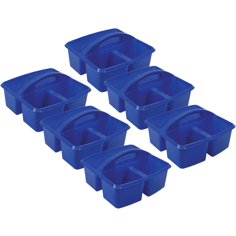 ROMANOFF - Small Utility Caddy, Blue, Pack of 6