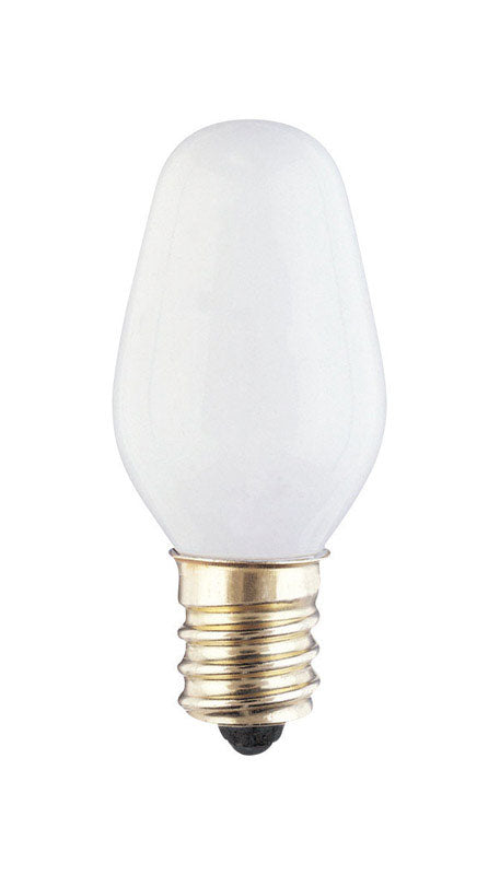 WESTINGHOUSE - Westinghouse 4 W C7 Specialty Incandescent Bulb E12 (Candelabra) White 2 pk [379500]