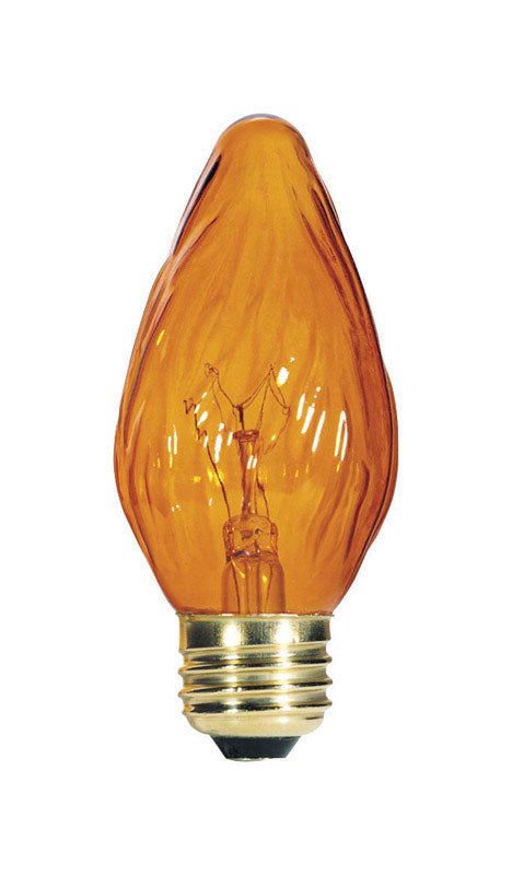 WESTINGHOUSE - Westinghouse 40 W F15 Specialty Incandescent Bulb E26 (Medium) Amber 2 pk