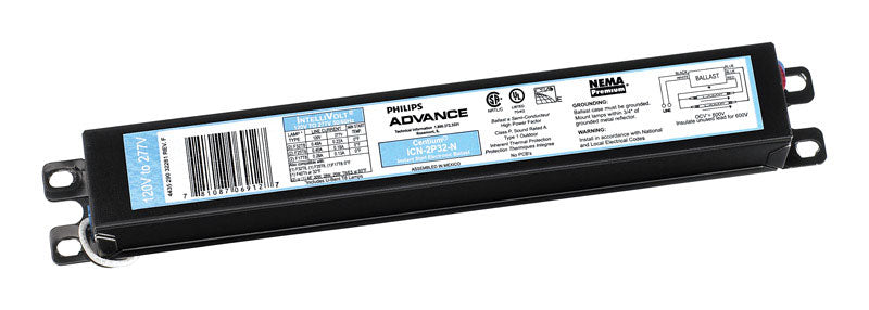 PHILIPS - Philips Advance 32 W 120 V 3 lights Fluorescent Ballast For T8