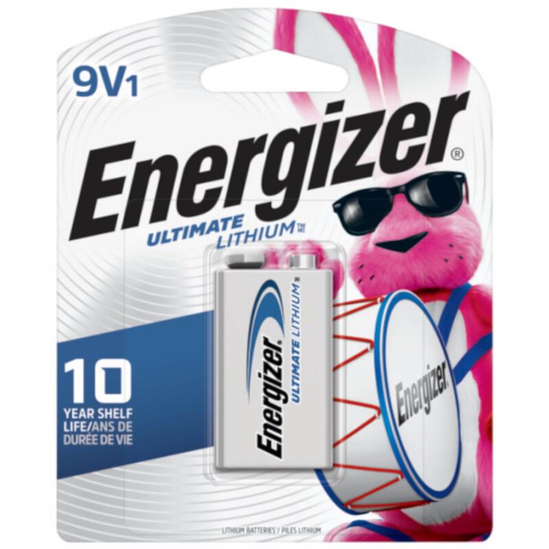 ENERGIZER - Energizer Advanced Lithium 9-Volt 9 V 750 Ah Battery 1 pk