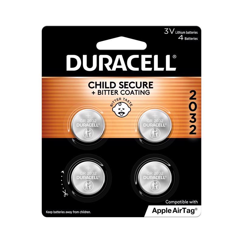 DURACELL - Duracell Lithium Coin 2032 3 V 225 Ah Security and Electronic Battery 4 pk - Case of 6