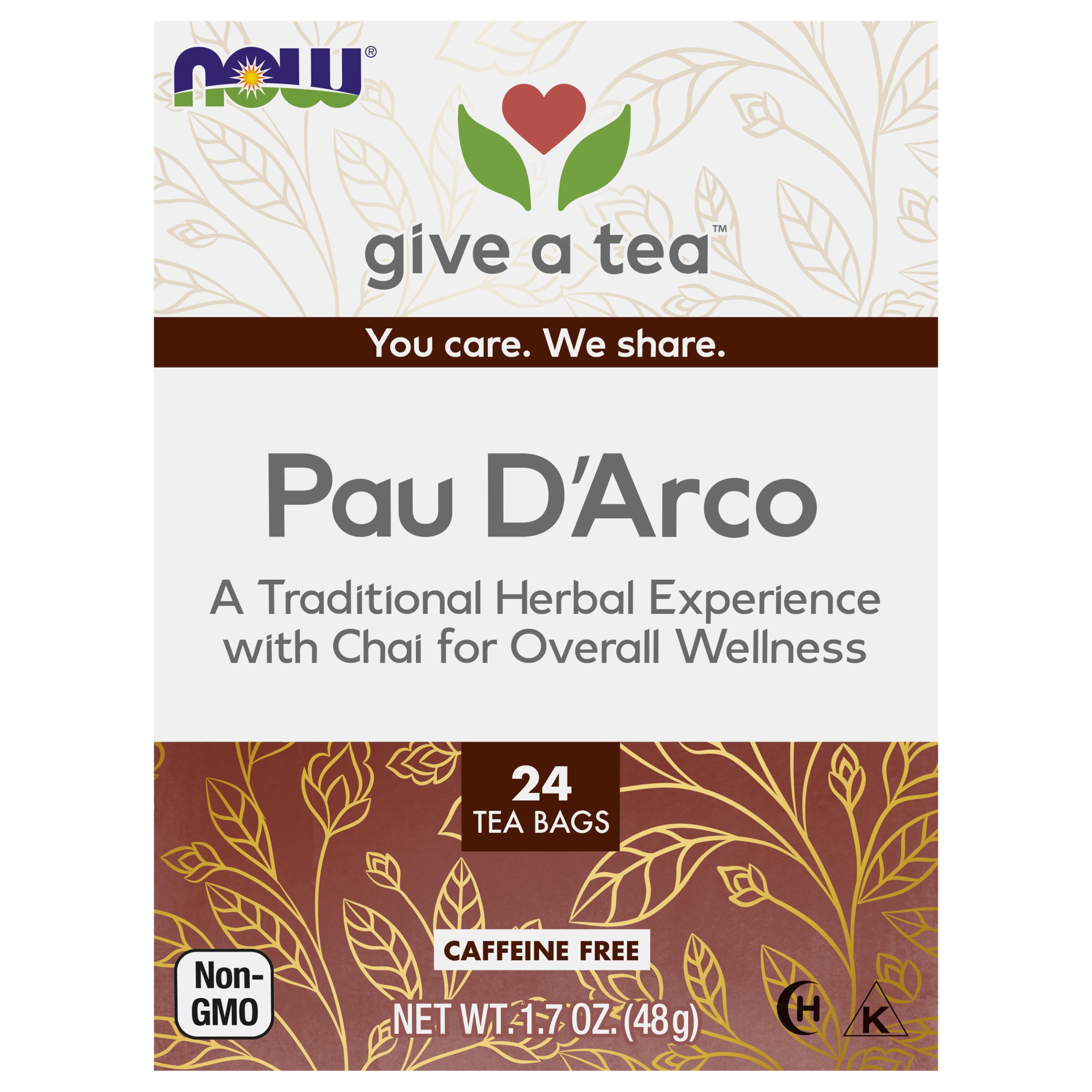 Pau D'Arco Tea - 24 Tea Bags - Case of 6