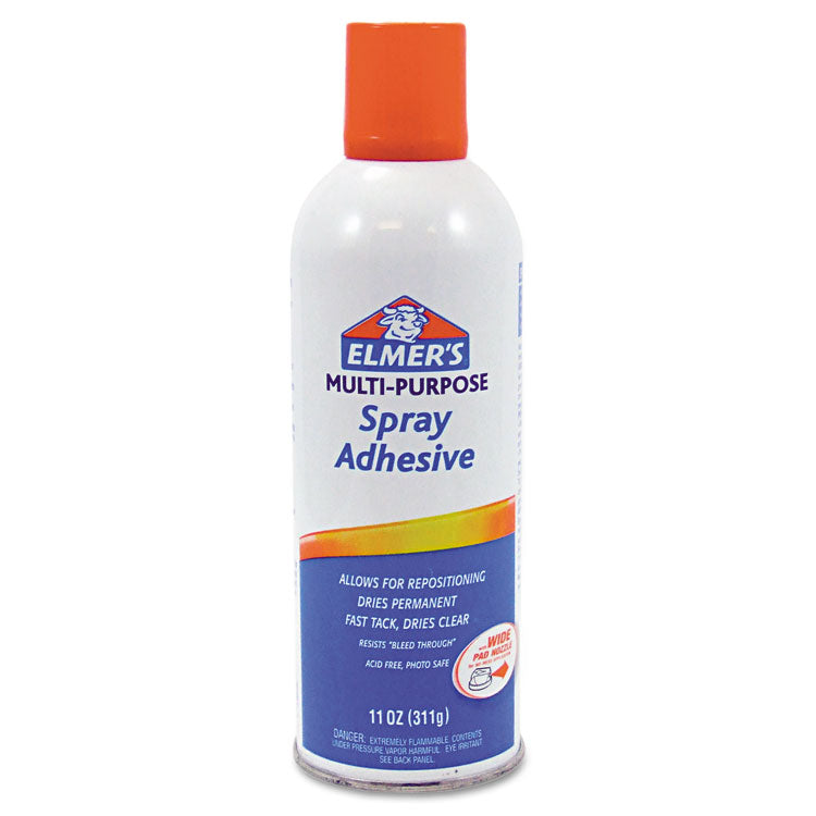 Elmer's - Multi-Purpose Spray Adhesive, 11 oz, Dries Clear