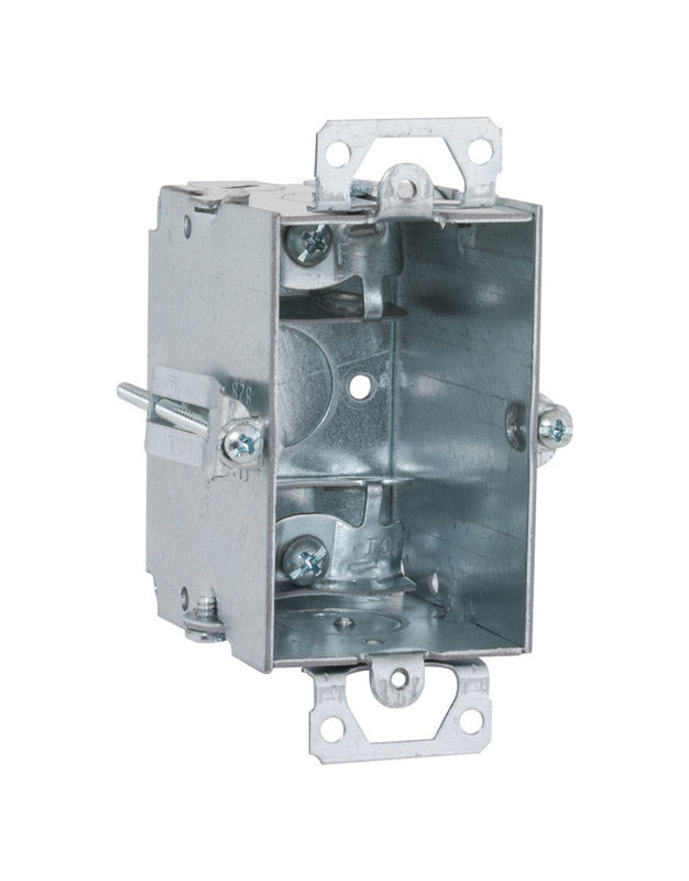 RACO - Raco 12-1/2 cu in Rectangle Steel 1 gang Switch Box Gray [523]