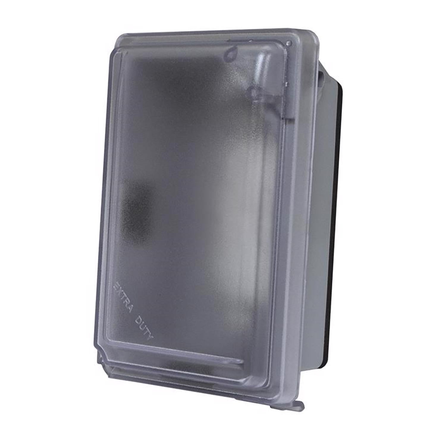 Sigma Engineered Solutions Rectangle Plastic 1 gang 5.98 in. H X 4.02 in. W Weatherproof Cover - Case of 6