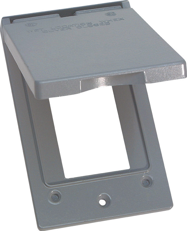 SIGMA - Sigma Engineered Solutions Rectangle Metal 1 gang Vertical GFCI Cover [14248]