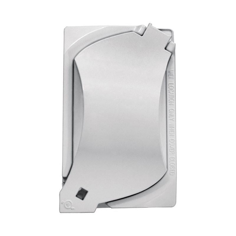 SIGMA - Sigma Engineered Solutions Rectangle Metal 1 gang Universal Cover [14147WH]