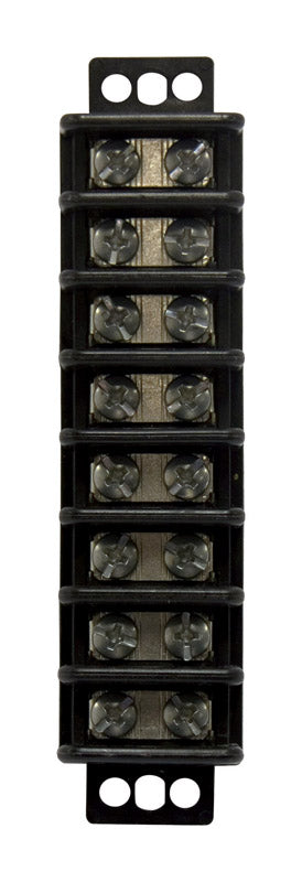 GARDNER BENDER - Gardner Bender 22-10 Ga. Insulated Wire Terminal Block Black 1 pk [GTB-408]