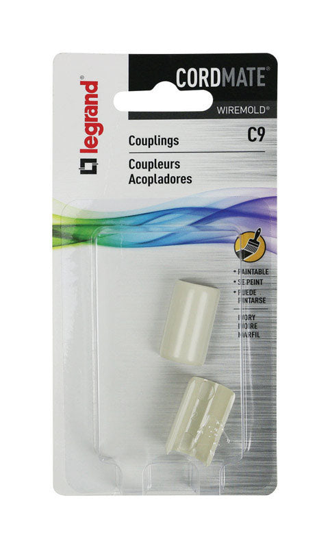 LEGRAND - Legrand Cordmate 2 3/4 in. D Plastic Electrical Conduit Coupling For AC, MC and RWFMC Cable 1 pk - Case of 10