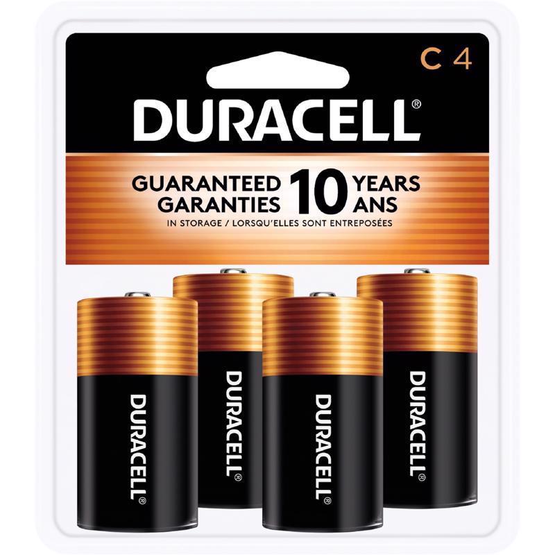 DURACELL - Duracell Coppertop C Alkaline Batteries 4 pk Carded