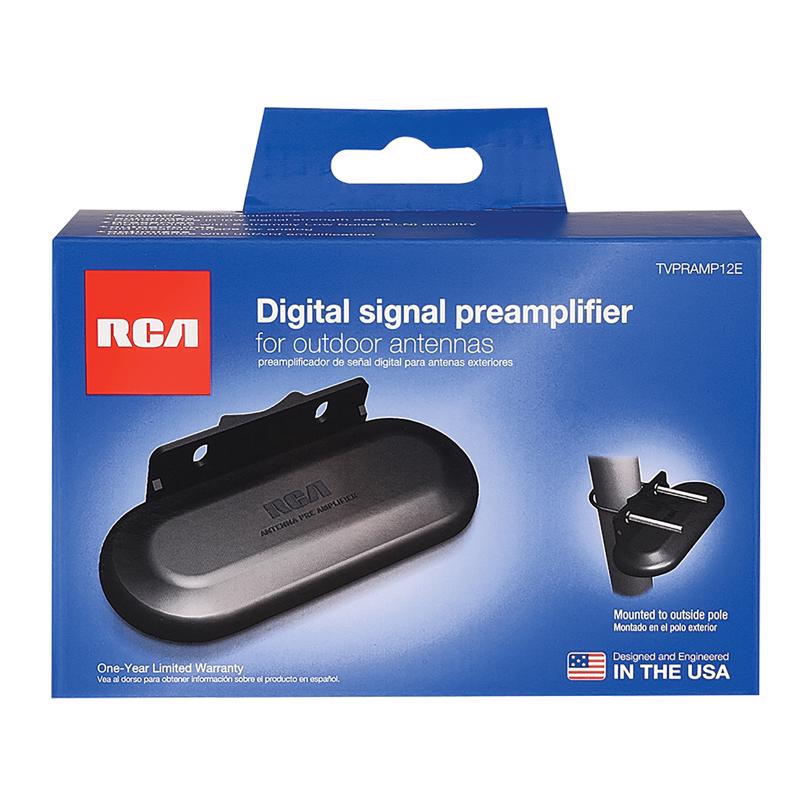 RCA - RCA Outdoor HDTV Antenna Pre Amplifier 1 pk