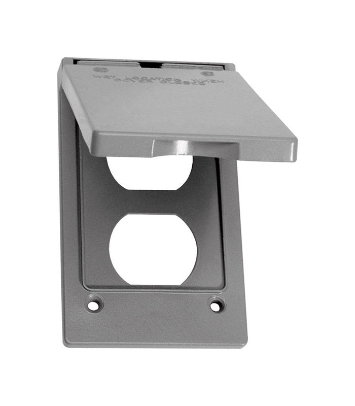 SIGMA - Sigma Engineered Solutions Rectangle Metal 1 gang Vertical Duplex Cover