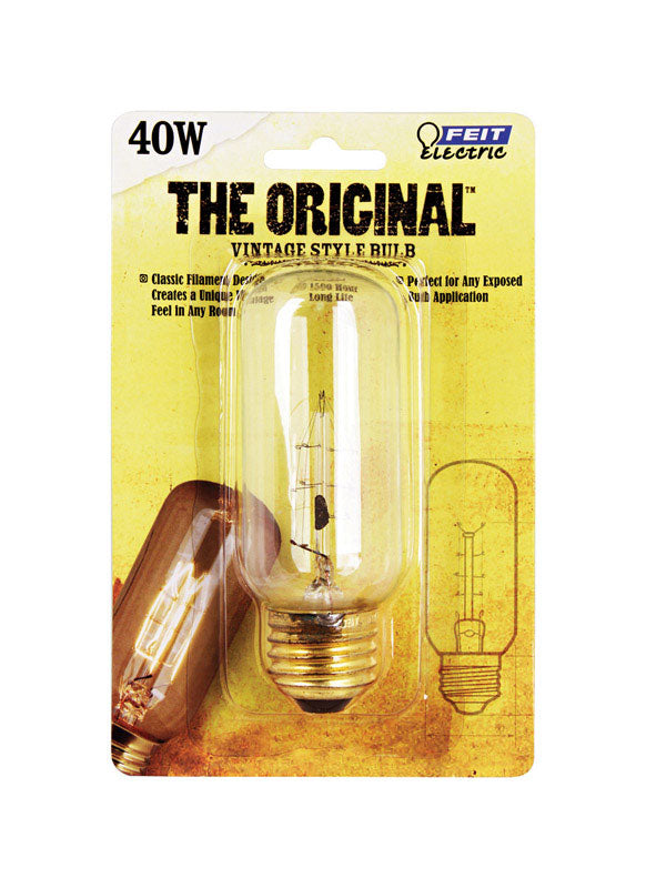 FEIT - Feit The Original 40 W T12 Vintage Incandescent Bulb E26 (Medium) Soft White 1 pk - Case of 6