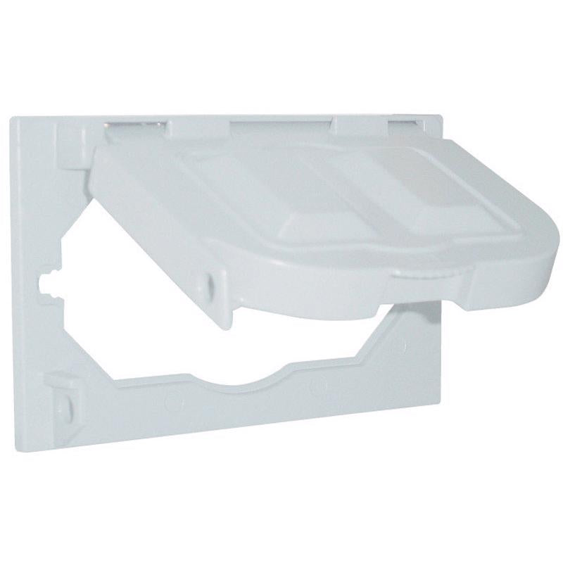 SIGMA - Sigma Engineered Solutions Rectangle Plastic 1 gang Multi-Use Cover [14145WH]