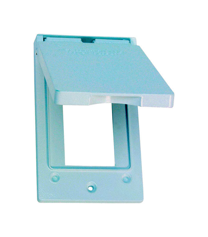 SIGMA - Sigma Engineered Solutions Rectangle Metal 1 gang Vertical GFCI Cover [14248WH]