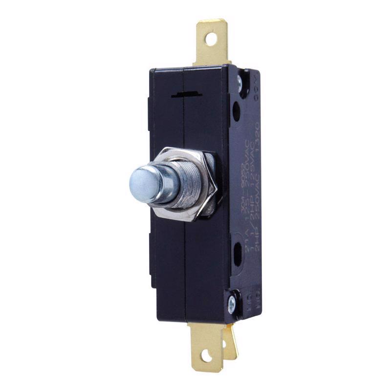 JANDORF - Jandorf 21 amps Single Pole Momentary Appliance Switch Black/Silver 1 pk