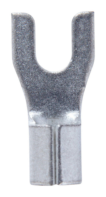 JANDORF - Jandorf 12-10 Ga. Uninsulated Wire Terminal Spade Silver 5 pk [60842]