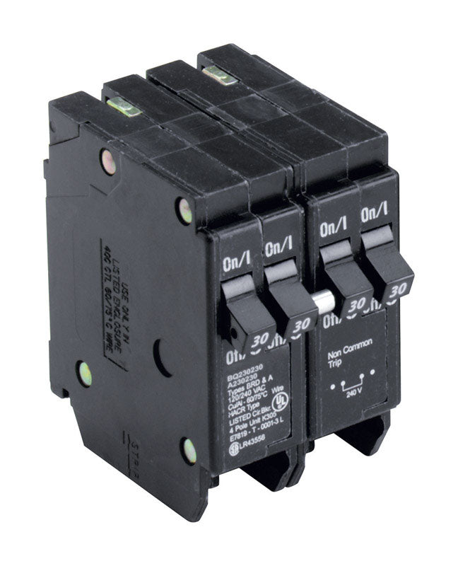 CUTLER HAMMER - Eaton Cutler-Hammer 30/30 amps Plug In 4-Pole Circuit Breaker