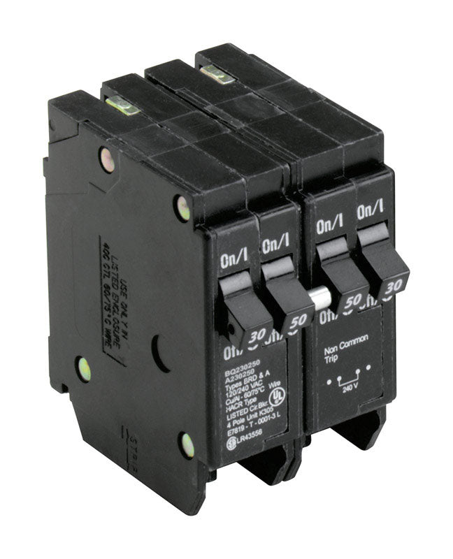 CUTLER HAMMER - Eaton Cutler-Hammer 30/50 amps Plug In 4-Pole Circuit Breaker