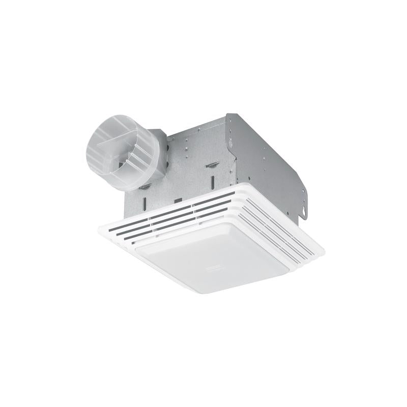BROAN-NUTONE - Broan-NuTone 50 CFM 2.5 Sones Bathroom Ventilation Fan with Lighting