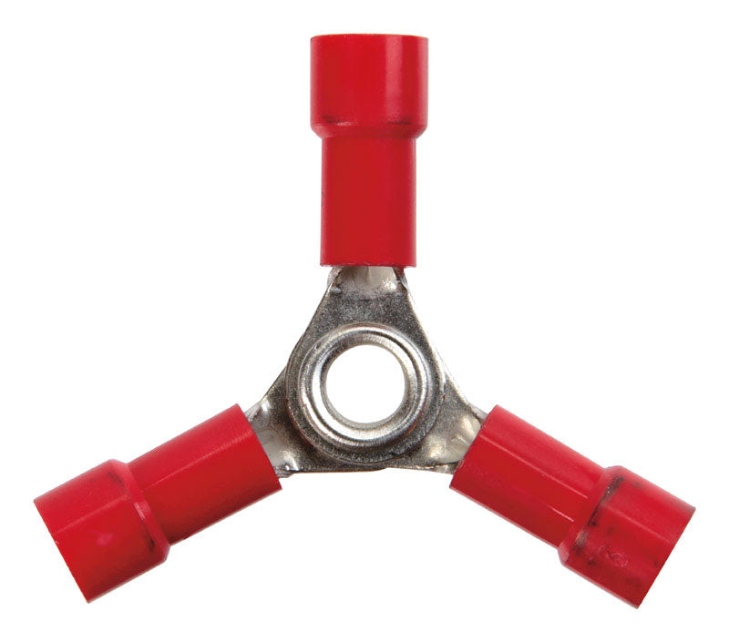 JANDORF - Jandorf 22-18 Ga. Insulated Wire Terminal Butt Splice Red 2 pk [60932]