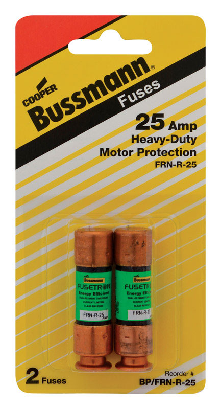 BUSSMANN - Bussmann 25 amps Dual Element Time Delay Fuse 2 pk