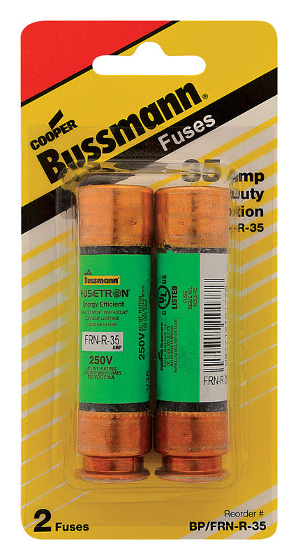 BUSSMANN - Bussmann 35 amps Dual Element Time Delay Fuse 2 pk