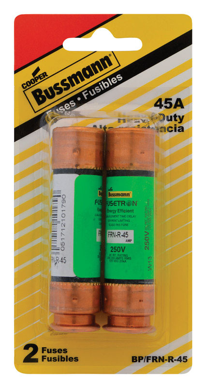 BUSSMANN - Bussmann 45 amps Dual Element Time Delay Fuse 2 pk