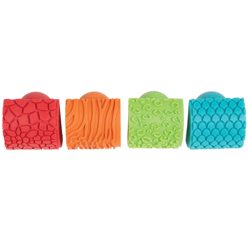 READY 2 LEARN - Paint and Clay Animal Rockers - Set of 4