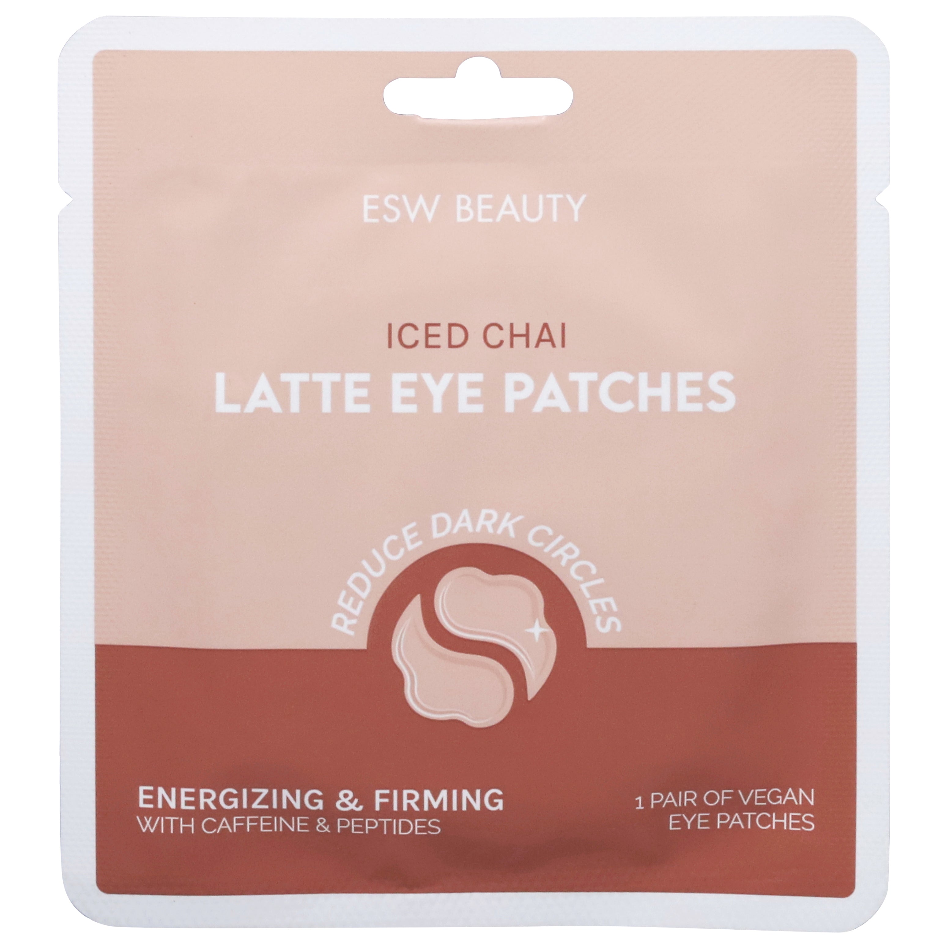 ESW Beauty Iced Chai Latte Eye Patches 1 Pair - Case of 10