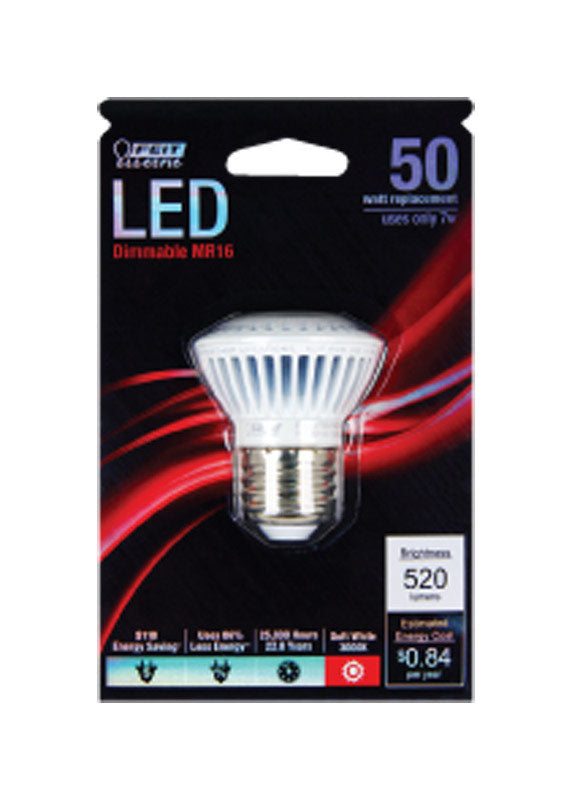 FEIT - Feit MR16 E26 (Medium) LED Bulb Soft White 50 Watt Equivalence 1 pk - Case of 4