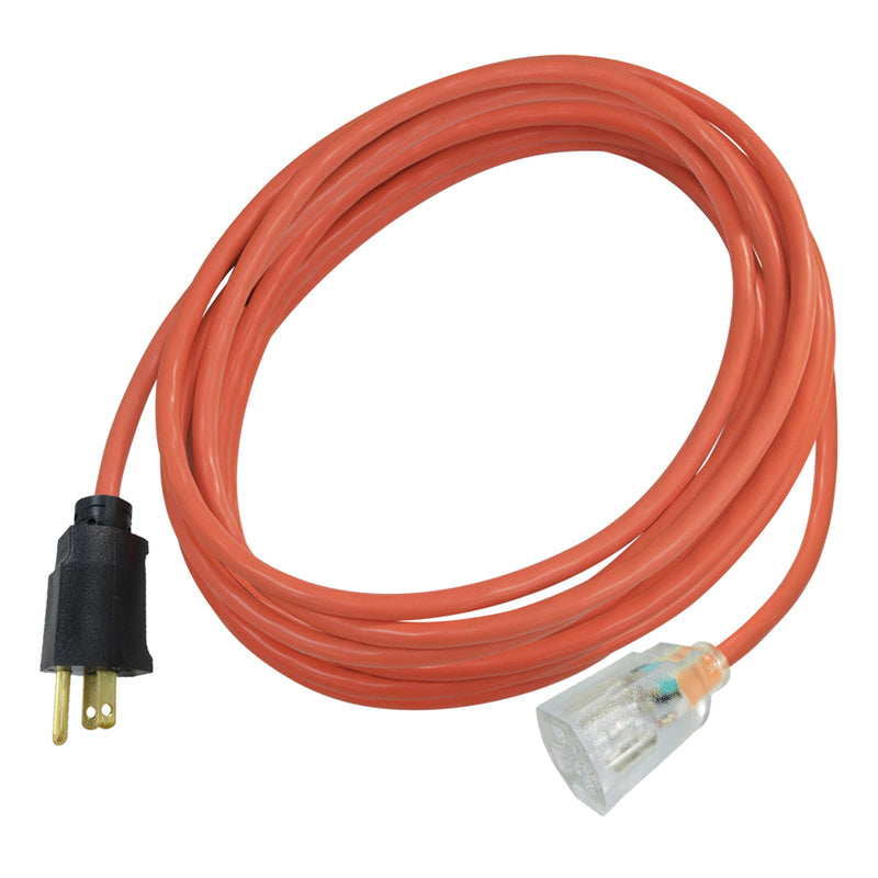 PROJEX - Projex Indoor or Outdoor 25 ft. L Orange Extension Cord 12/3 SJTW