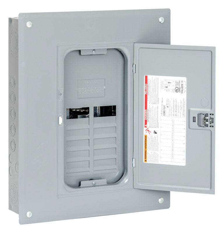 SQUARE D - Square D HomeLine 125 amps 120/240 V 12 space 24 circuits Combination Mount Main Lug Load Center [HOM1224L125PC]