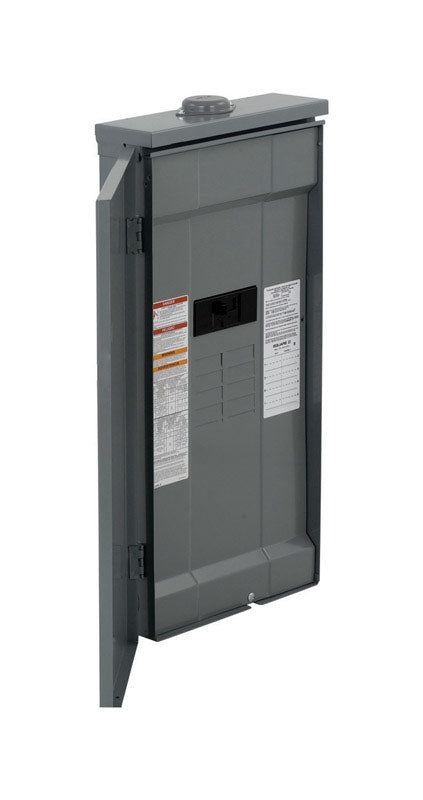 SQUARE D - Square D HomeLine 200 amps 120/240 V 8 space 16 circuits Wall Mount Main Breaker Load Center