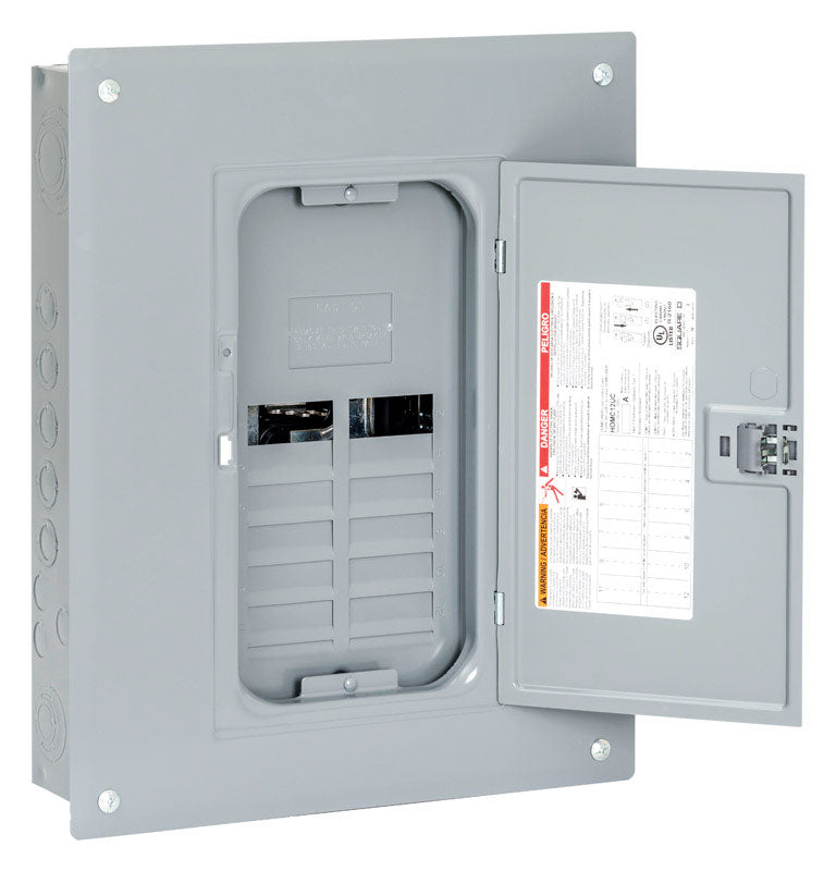 SQUARE D - Square D HomeLine 125 amps 120/240 V 12 space 24 circuits Main Lug Load Center