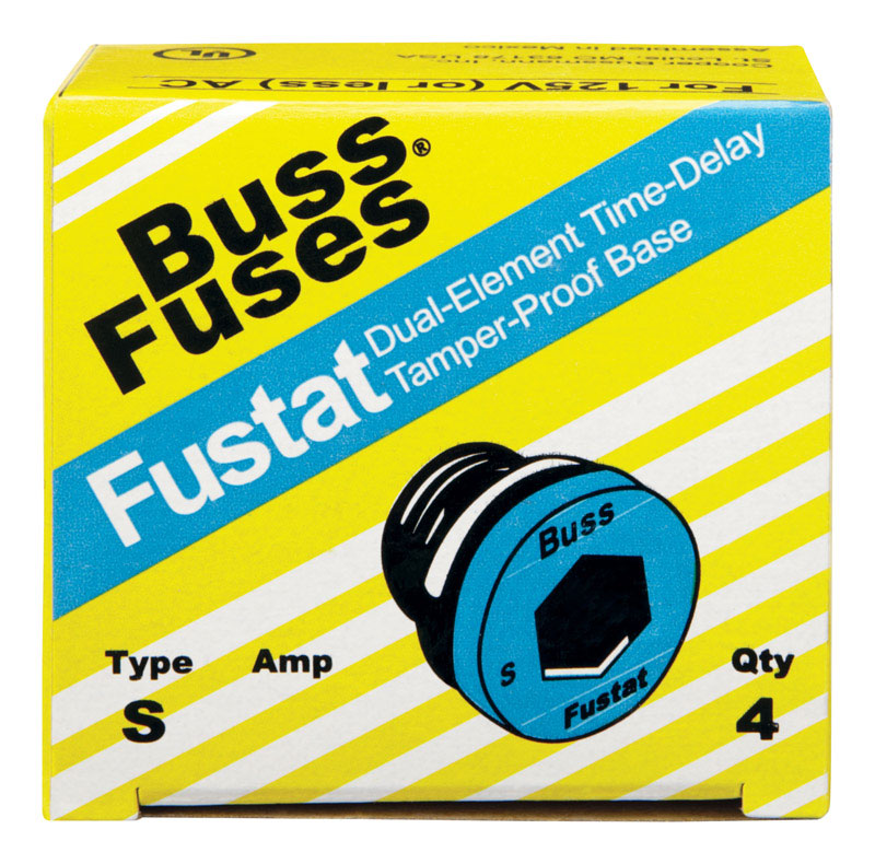 BUSSMANN - Bussmann 3-2/10 amps Plug Fuse 4 pk