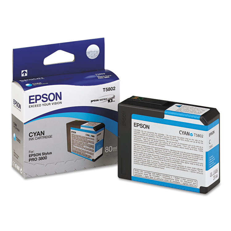 Epson - T580200 UltraChrome K3 Ink, Cyan